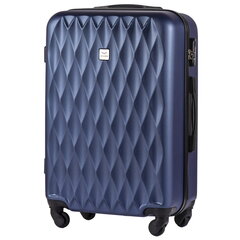 Темно-синий дорожный чемодан среднего размера WHITE EAGLE цена и информация | Чемоданы, дорожные сумки | kaup24.ee
