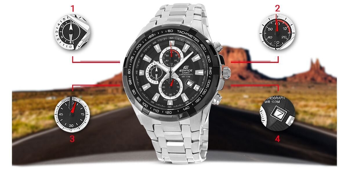 Kell meestele Casio Edifice EF-539D-1AV hind ja info | Meeste käekellad | kaup24.ee