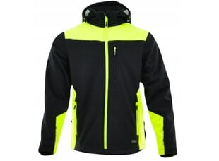 Рабочая куртка Comfort Plus Softshell, черная/зеленая цена и информация | Рабочая одежда | kaup24.ee