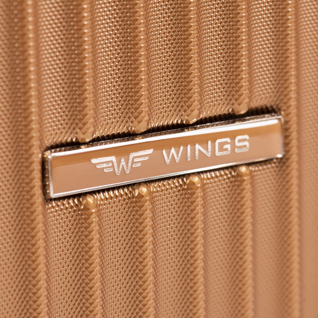 Keskmine kohver Wings M, beež цена и информация | Kohvrid, reisikotid | kaup24.ee