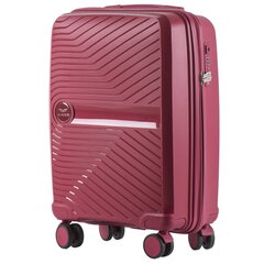 Красный чемодан для ручной клади DURALUXE цена и информация | Чемоданы, дорожные сумки | kaup24.ee