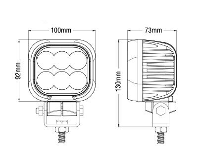 Töölamp Bullboy Argiline 60W, 4330 lm цена и информация | Taskulambid, prožektorid | kaup24.ee