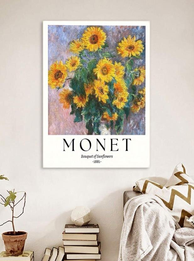 Monet maali reproduktsioon lõuendil, 30cmx40cm hind ja info | Seinapildid | kaup24.ee