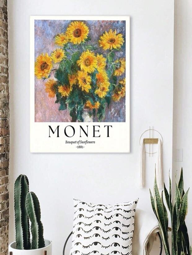 Monet maali reproduktsioon lõuendil, 30cmx40cm hind ja info | Seinapildid | kaup24.ee