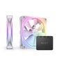 Twin Pack NZXT F140 RGB Duo White + RGB kontroller hind ja info | Arvuti ventilaatorid | kaup24.ee