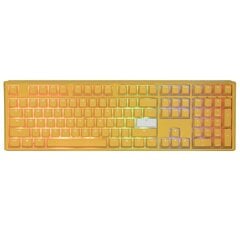 Mehaaniline klaviatuur Ducky One 3 kollane täissuuruses, Cherry MX Clear цена и информация | Клавиатуры | kaup24.ee