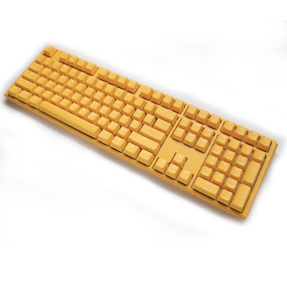 Mehaaniline klaviatuur Ducky One 3 kollane täissuuruses, Cherry MX hõbedane цена и информация | Klaviatuurid | kaup24.ee