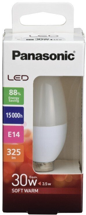 Panasonic LED lamp E14 3,5W 30W 2700K (LDAHV5L27CFE142EP) hind ja info | Lambipirnid, lambid | kaup24.ee