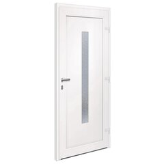 vidaXL välisuks, antratsiithall, 88x200 cm, PVC цена и информация | Уличные двери | kaup24.ee