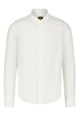 Мужская льняная рубашка Lee 112349052, белый цена и информация | Мужские рубашки | kaup24.ee