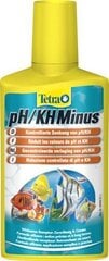 Vee kareduse regulaator Tetra pH/KH Minus, 250 ml hind ja info | Akvaariumid ja seadmed | kaup24.ee