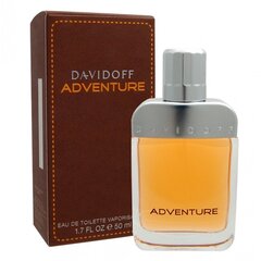 Tualettvesi Davidoff Adventure EDT meestele 50 ml hind ja info | Meeste parfüümid | kaup24.ee