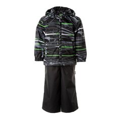 Детский комбинезон Huppa Yoko, черный/зелёный цена и информация | Куртки для мальчиков | kaup24.ee