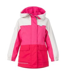 Детская парка Lenne Sally, бежевый/ярко-розовый цена и информация | Куртки, пальто для девочек | kaup24.ee