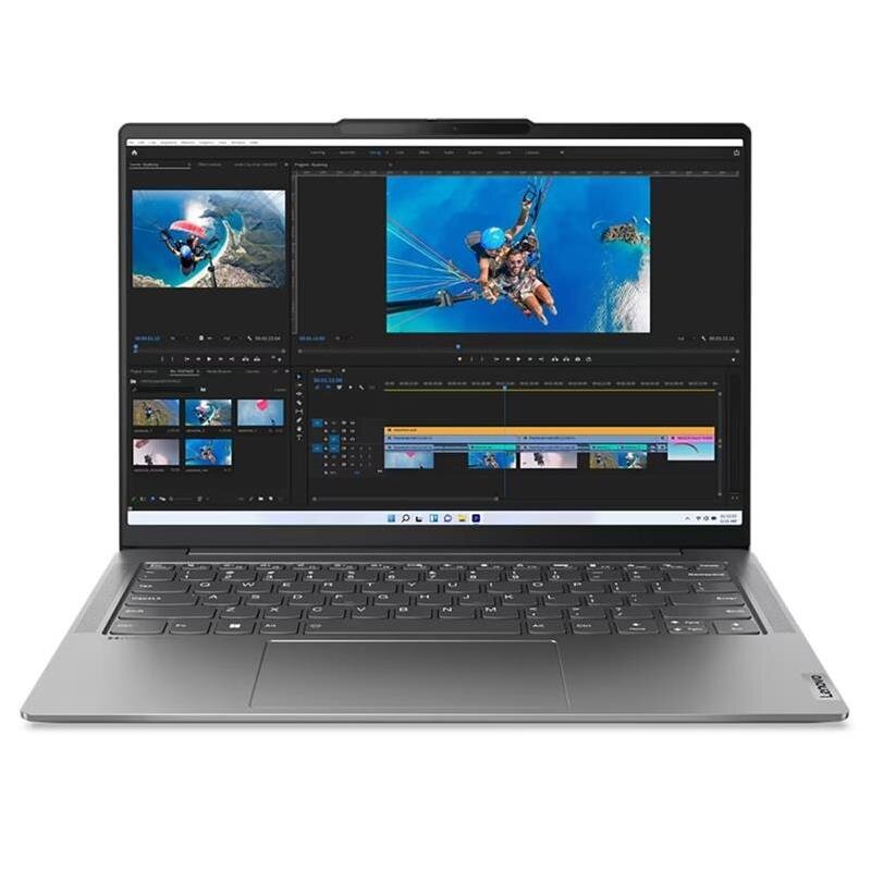 Lenovo Yoga Slim 6 14IAP8, 14'', WUXGA, OLED, i5, 16 GB, 512 GB, SWE, storm gray - Notebook hind ja info | Sülearvutid | kaup24.ee