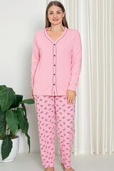 Pidžaama naistele P1138-RO-48/50, roosa hind ja info | Öösärgid, pidžaamad | kaup24.ee