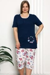 Pidžaama naistele, sinine цена и информация | Женские пижамы, ночнушки | kaup24.ee
