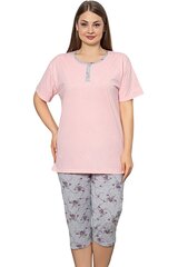 Pidžaama naistele, roosa hind ja info | Öösärgid, pidžaamad | kaup24.ee