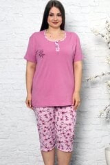 женская пижамная ночная рубашка ulr200 - персиковый 124446-7 цена и информация | Женские пижамы, ночнушки | kaup24.ee
