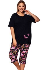 женская пижама ulr261 - черная 124528-7 цена и информация | Женские пижамы, ночнушки | kaup24.ee
