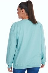 Женская хлопковая блузка с надписями R110-ME-44 цена и информация | Женские толстовки | kaup24.ee