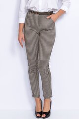Püksid naistele M621, pruun hind ja info | Naiste püksid | kaup24.ee