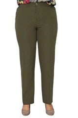 Püksid naistele N208, roheline hind ja info | Naiste püksid | kaup24.ee