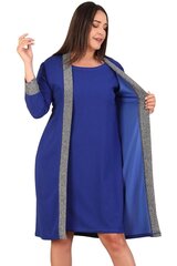 Kleit naistele T1323, sinine hind ja info | Kleidid | kaup24.ee