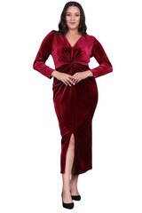 Женское красное платье больших размеров цена и информация | Платья | kaup24.ee