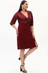Kleit naistele T1306, punane цена и информация | Платья | kaup24.ee