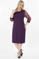 Фиолетовое платье с шариками F4000-VI-44 цена и информация | Платья | kaup24.ee
