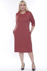 Kleit naistele F4068, punane hind ja info | Kleidid | kaup24.ee
