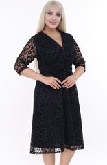 Damskie czarny Sukienka plus size цена и информация | Платья | kaup24.ee