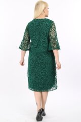 Kleit naistele F4007, roheline hind ja info | Kleidid | kaup24.ee