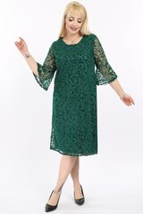 Зеленое платье F4007-ZA-44/46 цена и информация | Платья | kaup24.ee