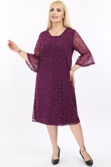 Фиолетовое платье F4007-VI-44/46 цена и информация | Платья | kaup24.ee