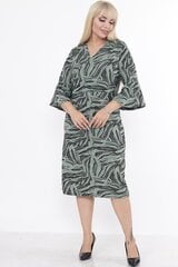 Kleit naistele F4039, roheline цена и информация | Платья | kaup24.ee