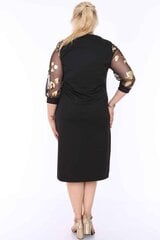 Черное классическое платье F5008-44 цена и информация | Платья | kaup24.ee