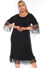 Черное классическое платье F1828-44 цена и информация | Платья | kaup24.ee