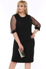 Черное классическое платье F5009-44 цена и информация | Платья | kaup24.ee