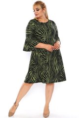Kleit naistele B2031, roheline цена и информация | Платья | kaup24.ee