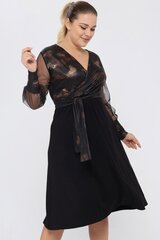 Kleit naistele F4060, must hind ja info | Kleidid | kaup24.ee