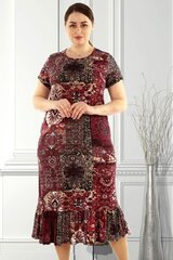 Kleit naistele F552, punane цена и информация | Платья | kaup24.ee