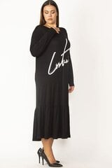 Kleit naistele C744, must hind ja info | Kleidid | kaup24.ee