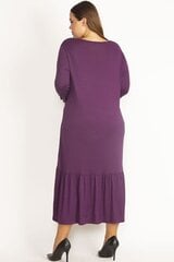 Фиолетовое платье с длинными рукавами с надписью C744-VI-44 цена и информация | Платья | kaup24.ee