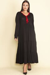 Длинное платье-колокольчик с рюшами C1803-RA-42 цена и информация | Платья | kaup24.ee