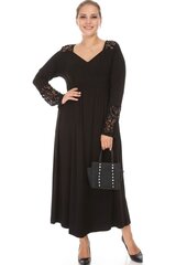 Kleit naistele F1835, must hind ja info | Kleidid | kaup24.ee