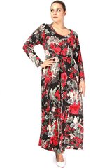 Длинное платье с цветами F1841-44/46 цена и информация | Платья | kaup24.ee