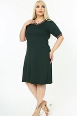 Kleit naistele T900, roheline цена и информация | Платья | kaup24.ee