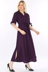 Длинное темно-фиолетовое платье на бретеле. F4020-VI-44/46 цена и информация | Платья | kaup24.ee